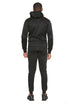 Men Plain Zipper Hoodie Warm Tracksuit